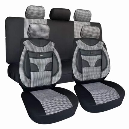 Fabric and Leather Mix Car Seat Covers