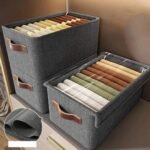 Collapsible Fabric Organizer with a Cover / Storage Basket
