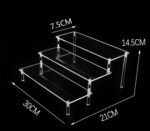 3-Tier Clear Display Rack