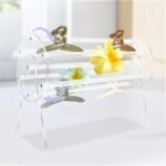 360° Rotating Acrylic Headband Holder Clip Organizer