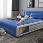 Big Size 5*6 Inflatable Air Bed with Head Rest