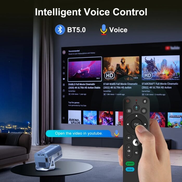 H96 MAX Android Projector