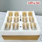12pcs Round Glass spice jar set - Image 3