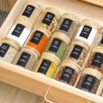 12pcs Round Glass spice jar set - Image 2