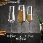 6pcs Long Stem Champagne Glasses