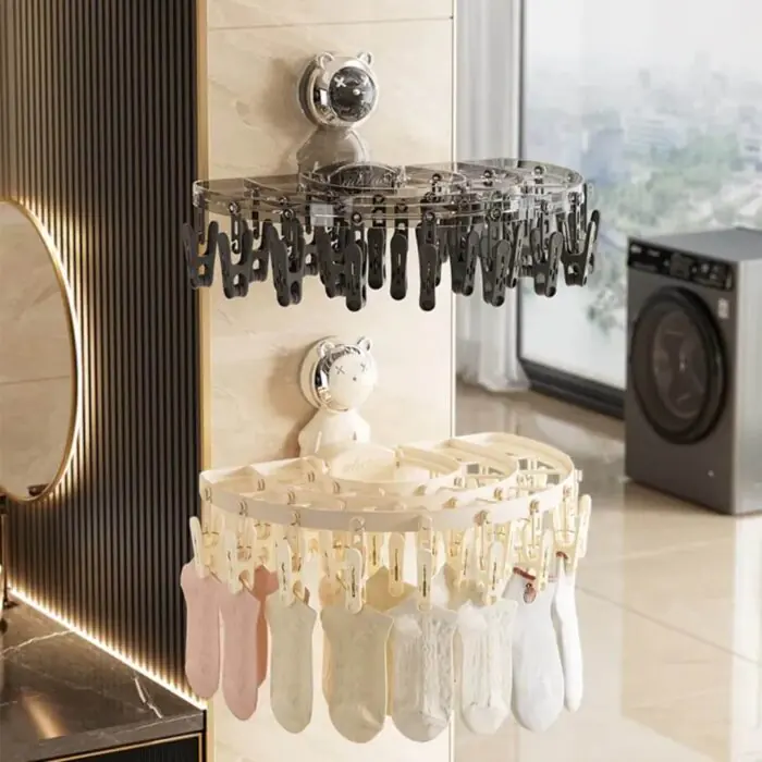 Wall Mounted Clothes and Socks rack - Image 2