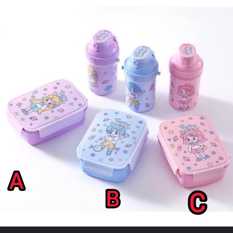 Lunch box and bottle