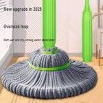 360 rotating Self Wringing Bamboo Twist Mop - Image 3
