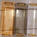 acrylic storage fridge organiser