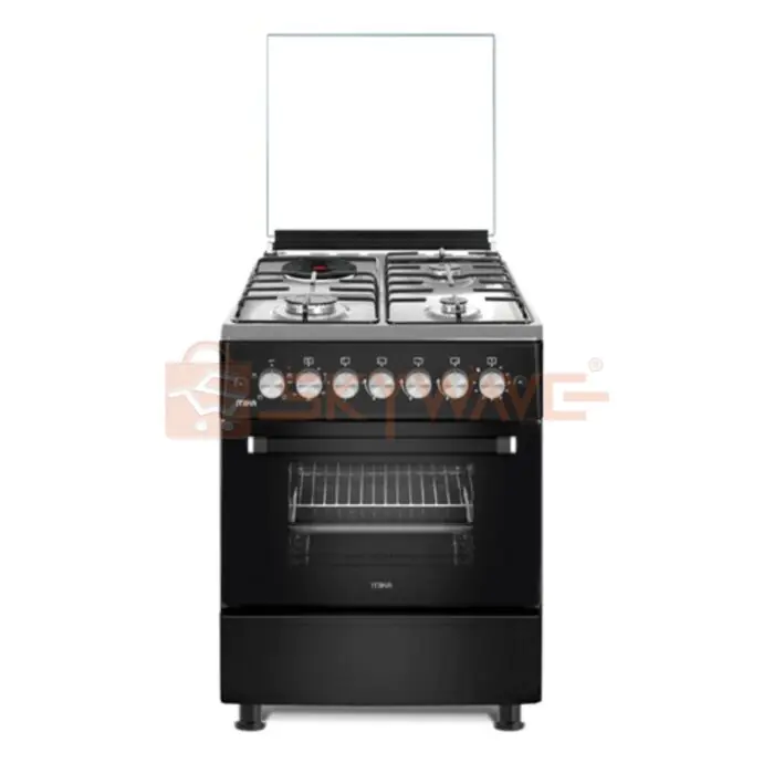 MIKA Standing Cooker with 3 Gas Pool Jet Burners + 1 RAPID Hot Plate