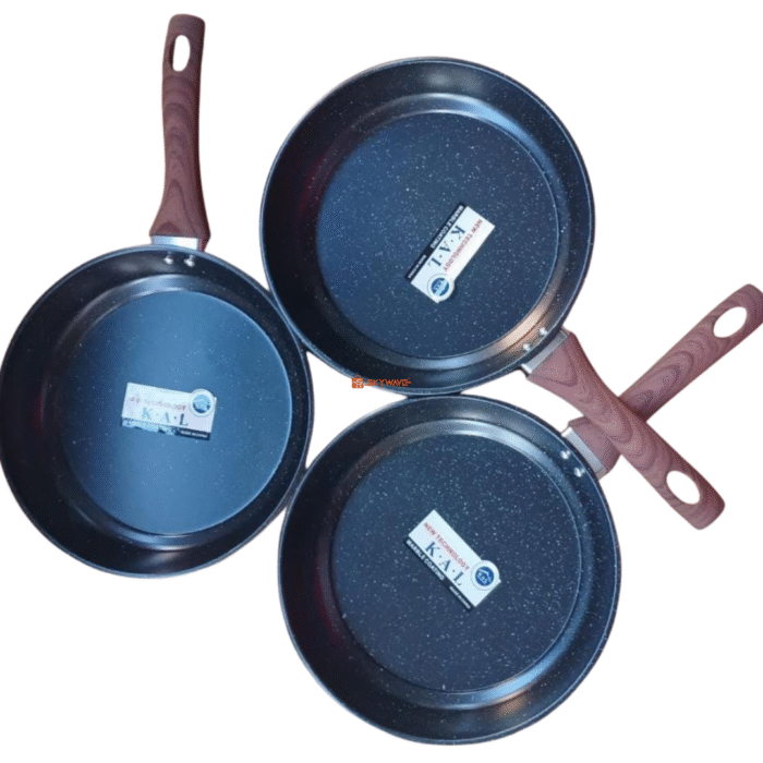 24cm Black Stone Concave Frying Pan