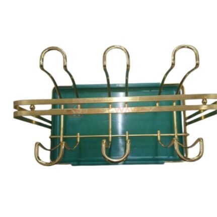 Rotating Golden Rack 6pcs Tumbler Holder