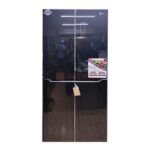 Roch 401 Litres Black 4 Door Glass No Frost Refrigerator