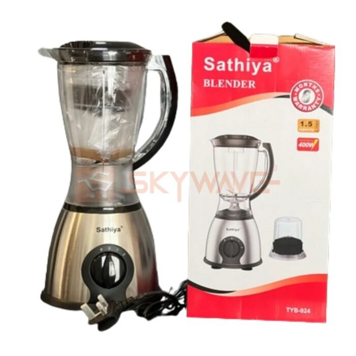 Sathiya 1.5Ltr 2-in-1 Blender 400W
