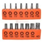 14PCS 25mm Torx Screwdriver Bits
