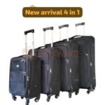 4-in-1 Fabric Luxurious Suitcase Briefcase Travel Bag