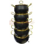 10-Piece Ambarey Granite Cookware Set