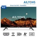 AILYONS LST4306W 43 INCH Smart Android Full HD TV Frameless