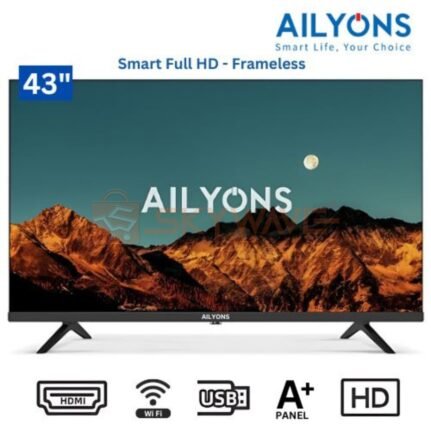 AILYONS LST4306W 43 INCH Smart Android Full HD TV Frameless