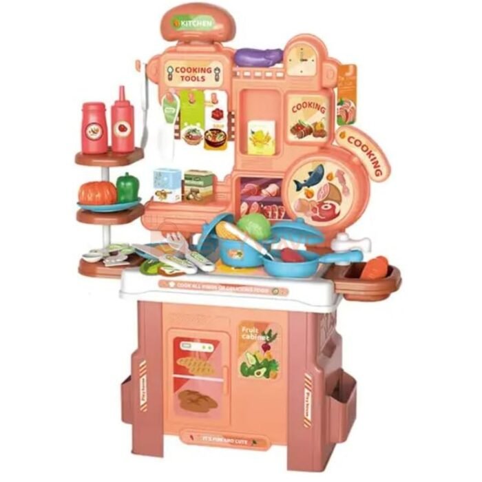 46 Pcs Pretend Play Kids Kitchen Set