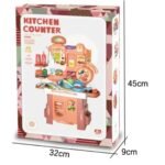 46 Pcs Pretend Play Kids Kitchen Set