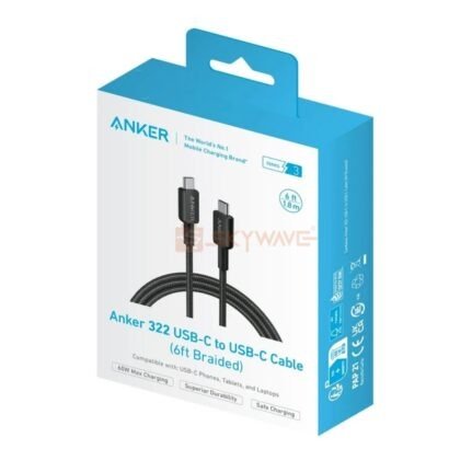 Anker 322 USB C to USB C 3ft Braided Cable