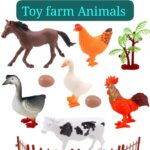 Set of 6 CBC Learning Farm Animals