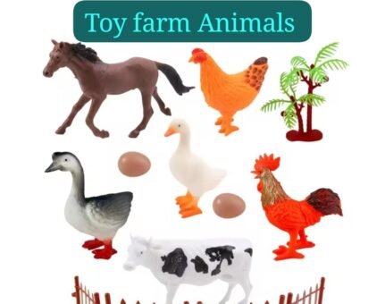 Set of 6 CBC Learning Farm Animals