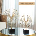 Executive Metal Abstract Spiked Sculpture