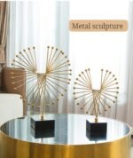 Executive Metal Abstract Spiked Sculpture