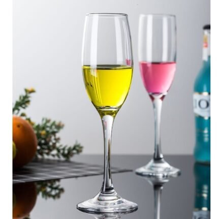 Elegant 6pcs Classic Champagne Glasses