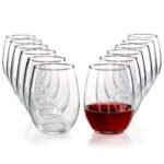 6pcs Stemless Wine Glasses