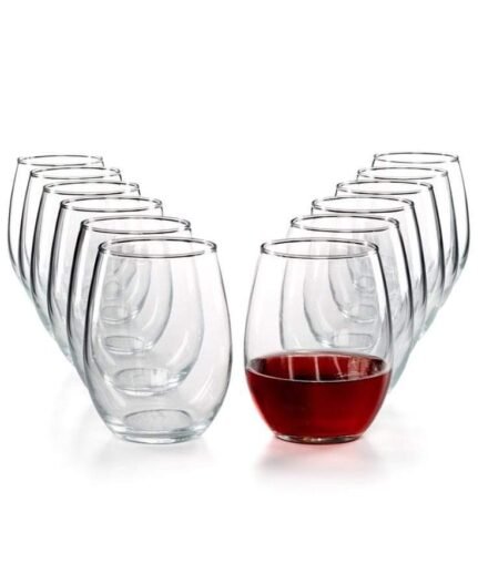 6pcs Stemless Wine Glasses