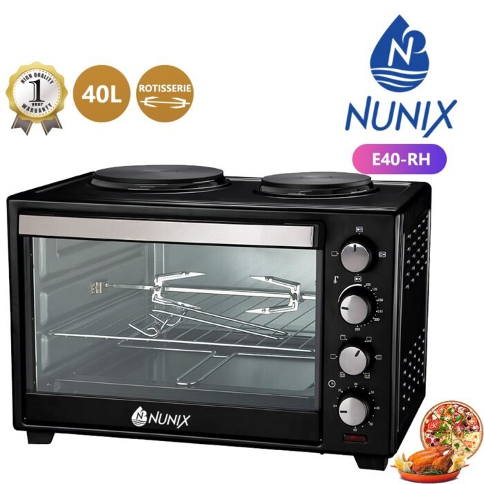 Nunix 40 Liter Oven with Hotplate E40-RH