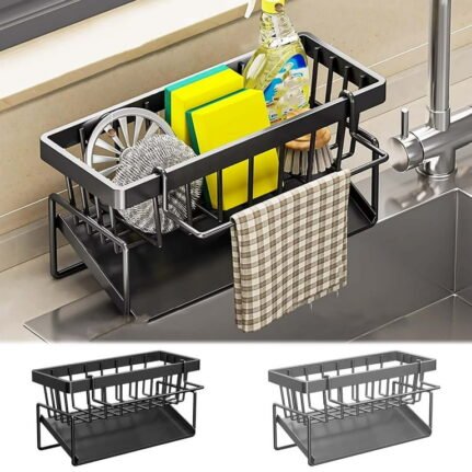 Self-Draining Wash Tool Sink Top Rectangle Shelf