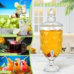 Thick Clear Glass 3L Juice Dispenser