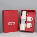 Red Gift Box Thermocup 450ml + 3 Cups