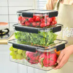 3pcs Acrylic Food Storage Containers