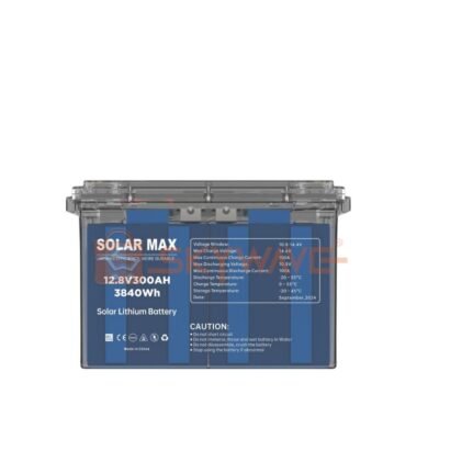 Solarmax 12.8V 300Ah Solar Lithium Battery