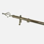 1m Metallic Double Curtain Rod
