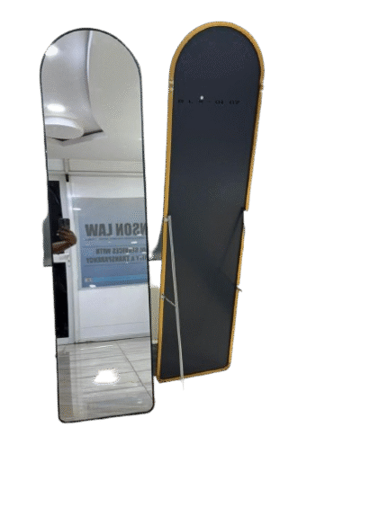 Arched Aluminum Alloy Full-Length Dressing Mirrors