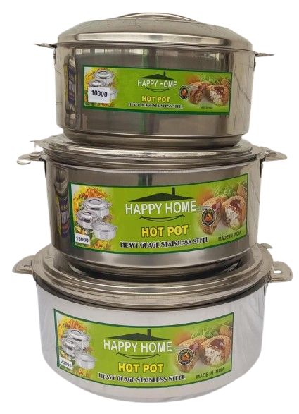 Happy Home 3pcs Hotpots