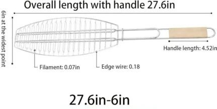 Fish Grill Basket – Top Grade BBQ Rack