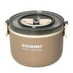 Heated Stainless Steel Round Lunch Box