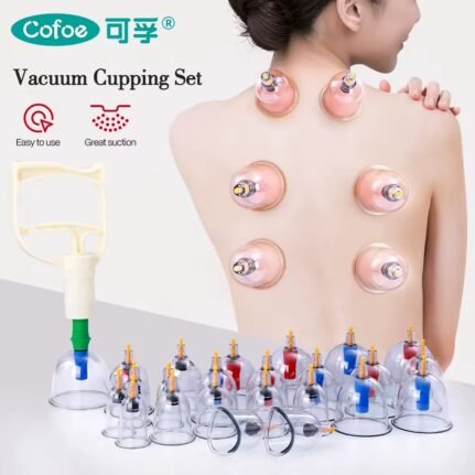 18pcs Suction Vacuum Cupping Set with 1 Manual Pump