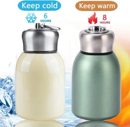 Cute 320ml Small Kids Insulated Thermal Milk Pot