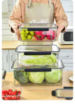 3pcs Acrylic Food Storage Containers
