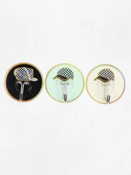 Pack of 3 Cap Strong 10kg Hook