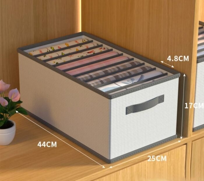 8-Grid Jeans Compartment Storage Box