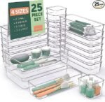 25pcs set drawer organizers